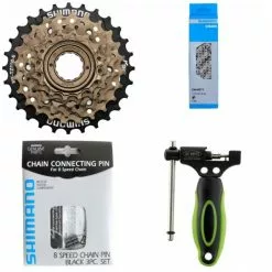 Antriebsset Shimano Freilauf-Schraubzahnkranz MFTZ500 6-fach - 4-teilig