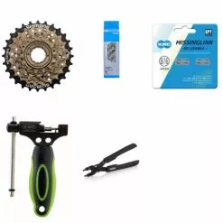 Antriebsset Shimano Freilauf-Schraubzahnkranz MFTZ500 6-fach 5-teilig