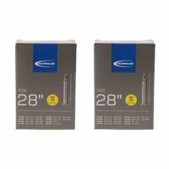 2 X Schwalbe Schlauch SV15 Extra Lang (18/28-622/630) - 28 Zoll