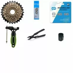 Antriebsset Shimano Freilauf-Schraubzahnkranz MFTZ500 6-fach 6-teilig