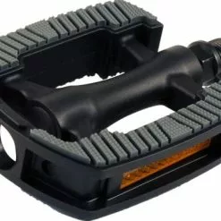 Marwi Pedale Trekking PP E-Bike Schwarz Mit Antirutsch Cr-Mo Achse