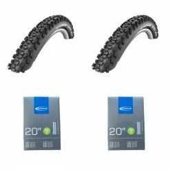 Schwalbe BLACK JACK (47-406) 20x1.90 + Schlauch AV7