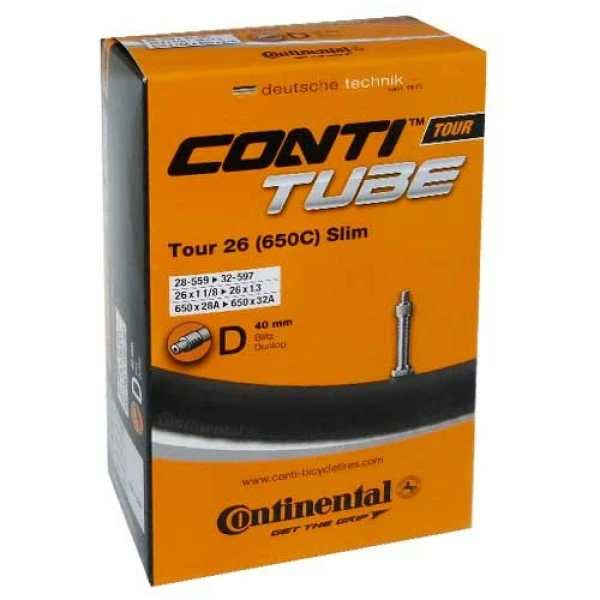 Continental Conti Schlauch MTB 26 Tour D40 Slim 28-559>32-597 40 Mm DV Ventil