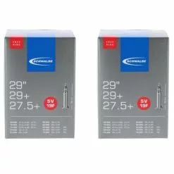 2 X Schwalbe Schlauch SV19F Freeride 27.5+ Zoll - 29 Zoll (54/75-622) (65/75-584) Sclaverand