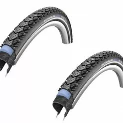 2 X Schwalbe Reifen Drahtreifen MARATHON PLUS TOUR 28x1.60