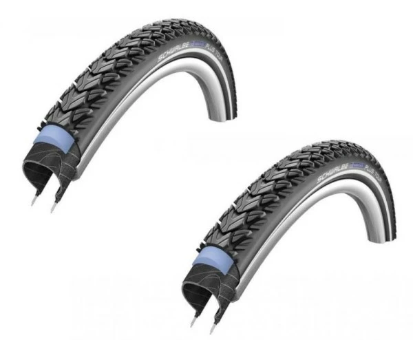 2 X Schwalbe Reifen Drahtreifen MARATHON PLUS TOUR 28x1.60