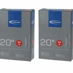 2 X Schwalbe Schlauch SV6 20x1.10-1.50" (28/40-406) - 20 Zoll SV 40mm
