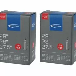 2 X Schwalbe Schlauch SV19A Extra Leicht (40/62-584/635) - 27,5-29 Zoll