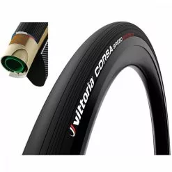 Schlauchreifen Vittoria Corsa 28x1.10" Schwarz/anthrazit