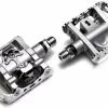 Shimano Pedale PD-M324, Silber Klickpedale Inkl. Cleats SM-SH56